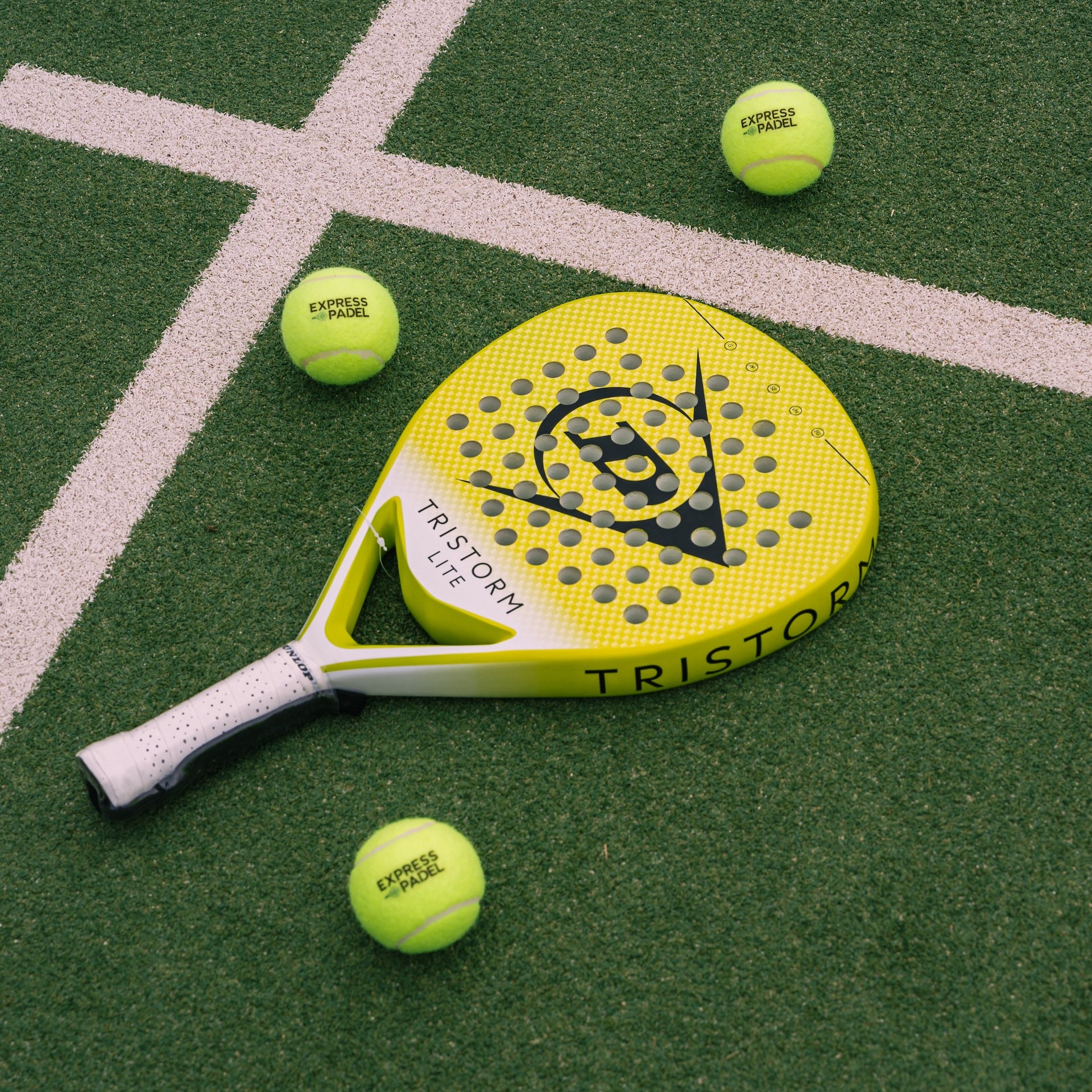 Dunlop Tristorm 2025 Yellow Padel Racket – Express Padel