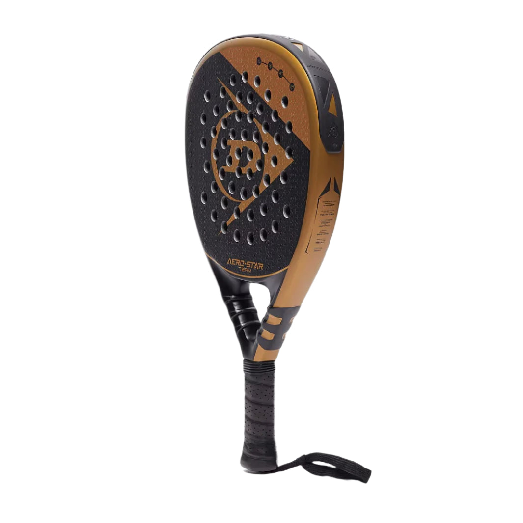 Dunlop Aerostar Team | Black & Gold Padel Racket – Express Padel