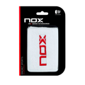 Nox Padel Wristbands (white/red)