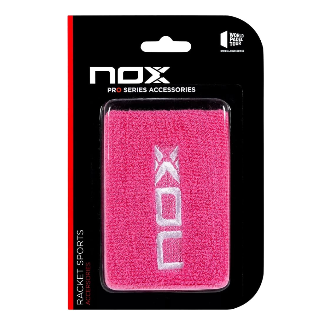 Nox Padel Wristbands (Pink/white)