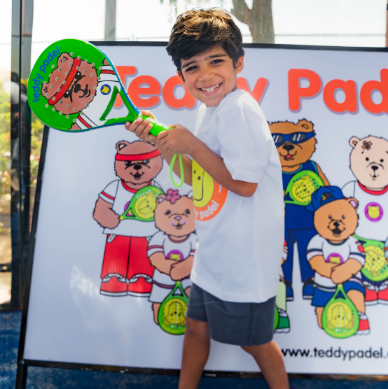 Teddy Padel Kids Racket - Johnny Bear