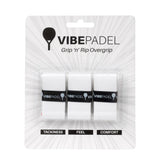 Vibe Padel Overgrip | Black (1 x 3 Grips)