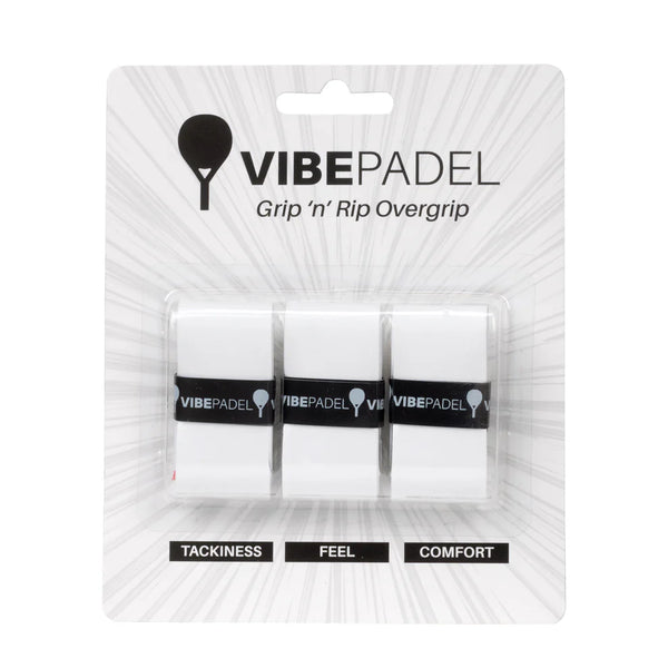 Vibe Padel Overgrip | White (3 Grips)