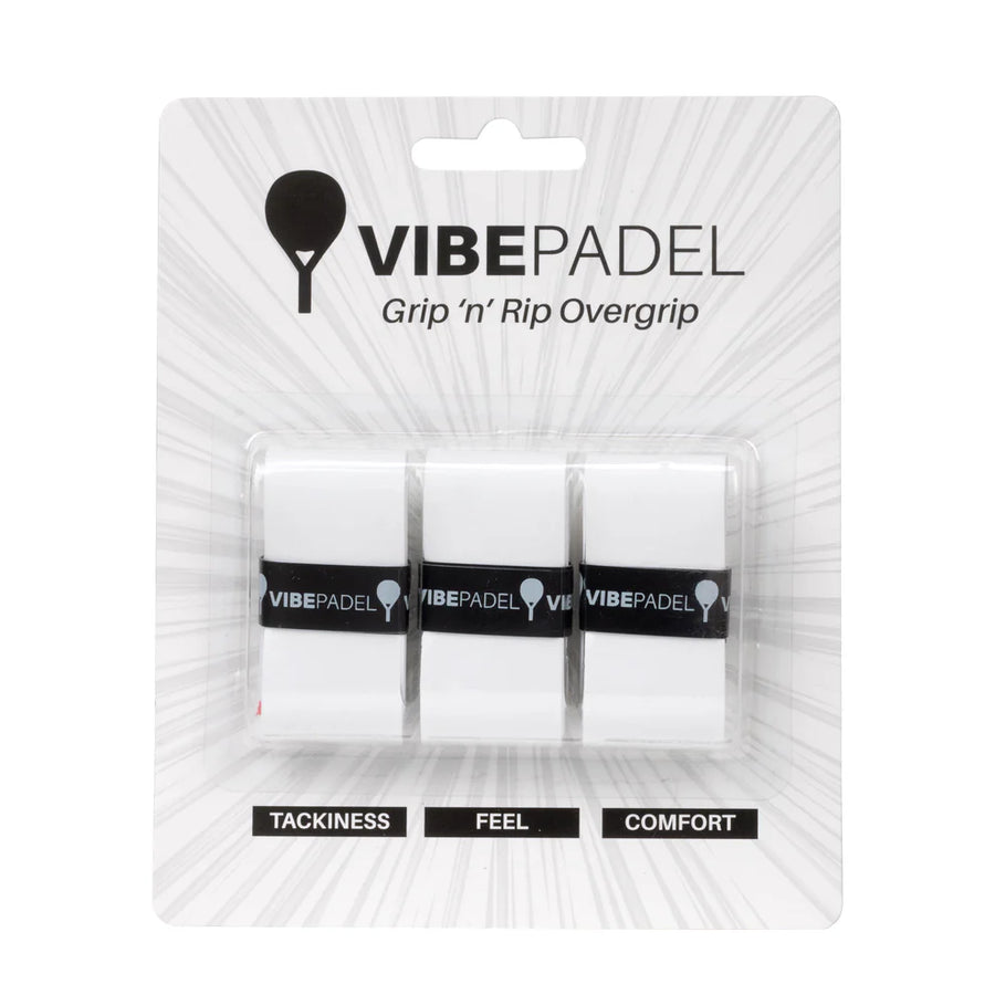 Vibe Padel Overgrip | White (3 Grips)