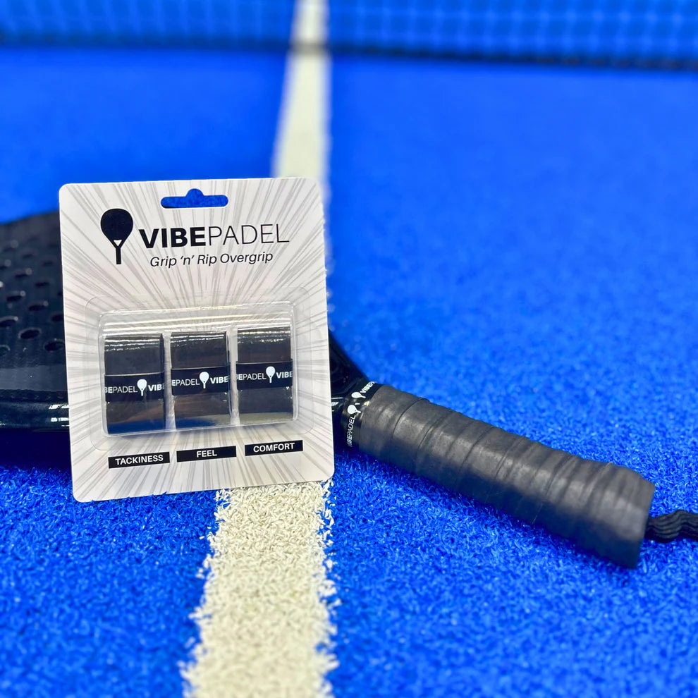 Vibe Padel Overgrip | Black (3 Grips)