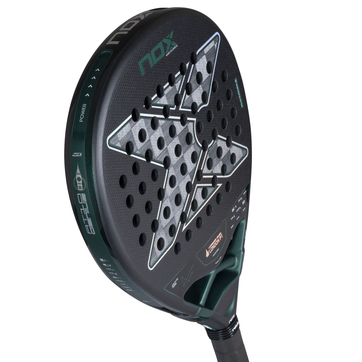 AT10 Genius 18K Alum London P1 Exclusive Edition Padel Racket 2026