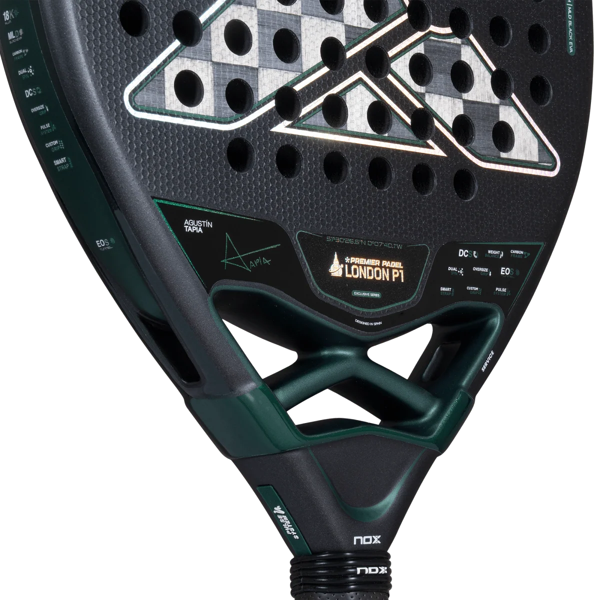 AT10 Genius 18K Alum London P1 Exclusive Edition Padel Racket 2026