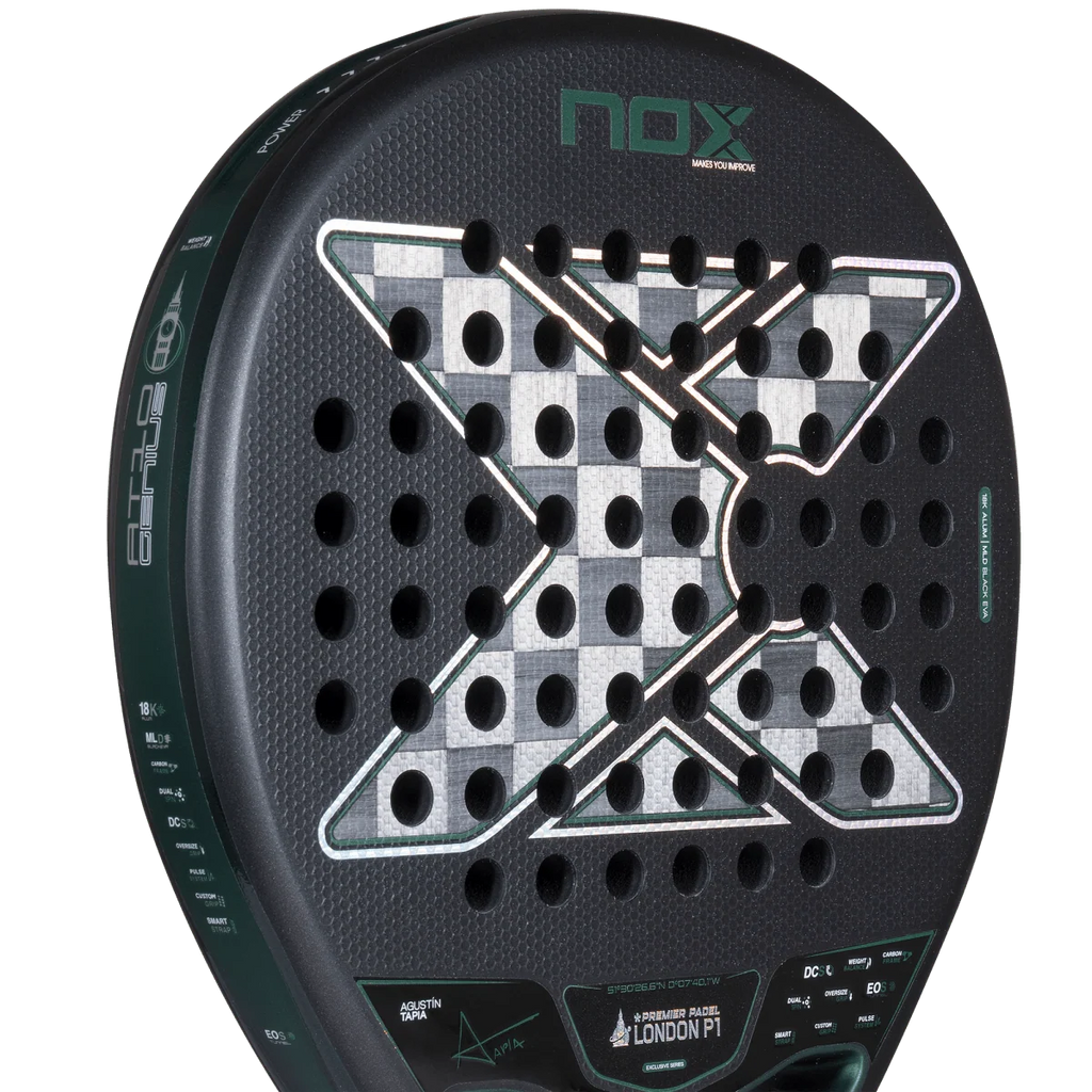 AT10 Genius 18K Alum London P1 Exclusive Edition Padel Racket 2026