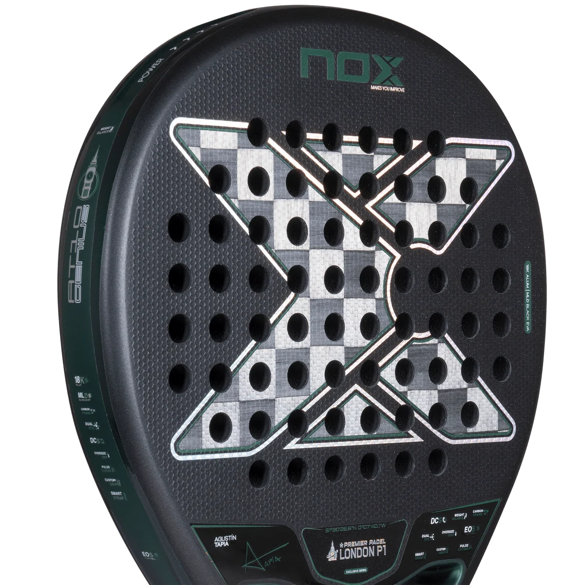 AT10 Genius 18K Alum London P1 Exclusive Edition Padel Racket 2026
