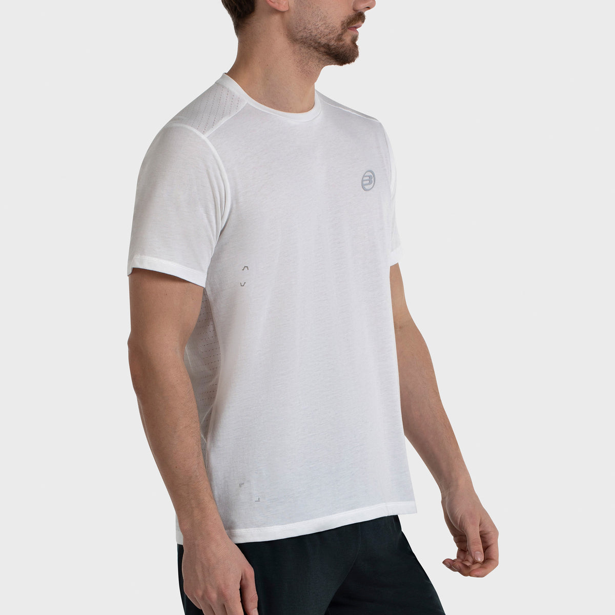 Bullpadel Men's Avas short sleeve T-shirt - White