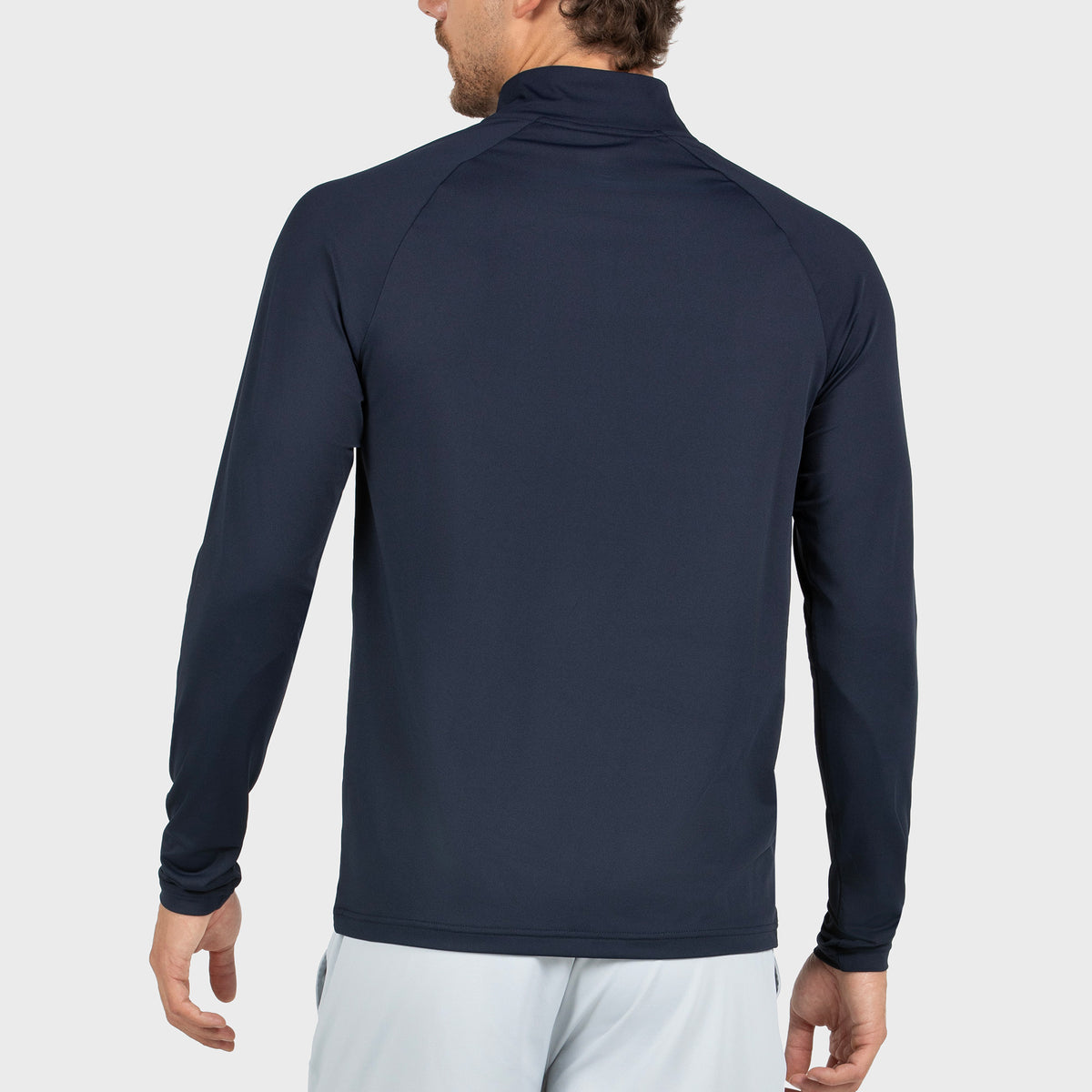 Bullpadel Men's Bisol Quarter Zip Longsleeve Top Navy