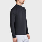 Bullpadel Men's Bisol Quarter Zip Longsleeve Top Black