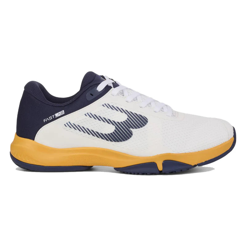 Bullpadel Hybrid Fly 25I Men's Padel Shoes - White & Orange