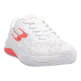 Bullpadel Women's Ionic 25V Padel Shoes - White/Pink