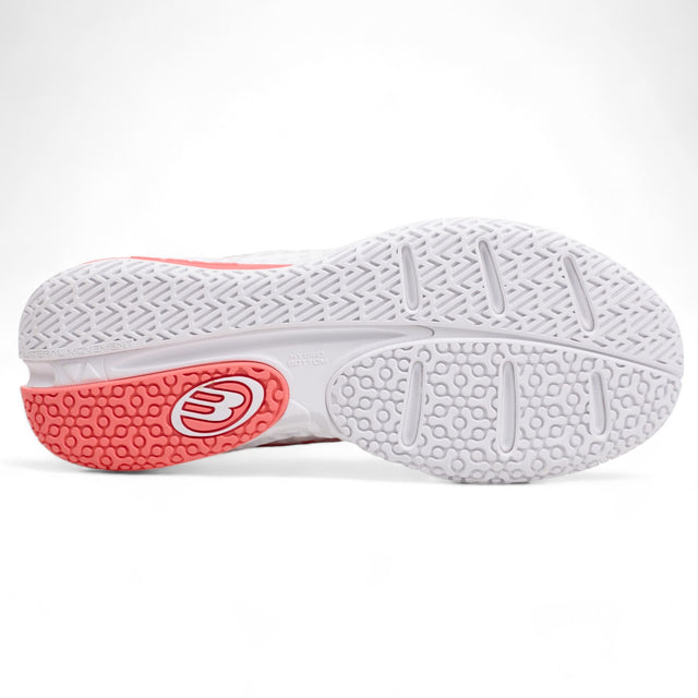 Bullpadel Women's Ionic 25V Padel Shoes - White/Pink