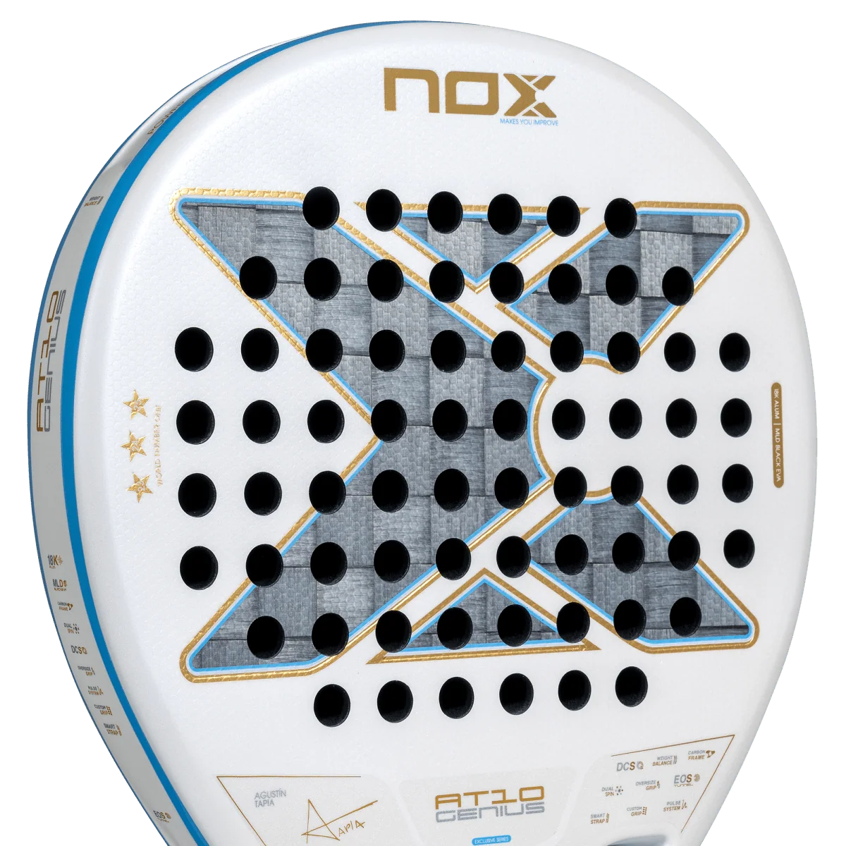 Nox AT10 Genius 18K Alum Buenos Aires Exclusive Edition Padel Racket