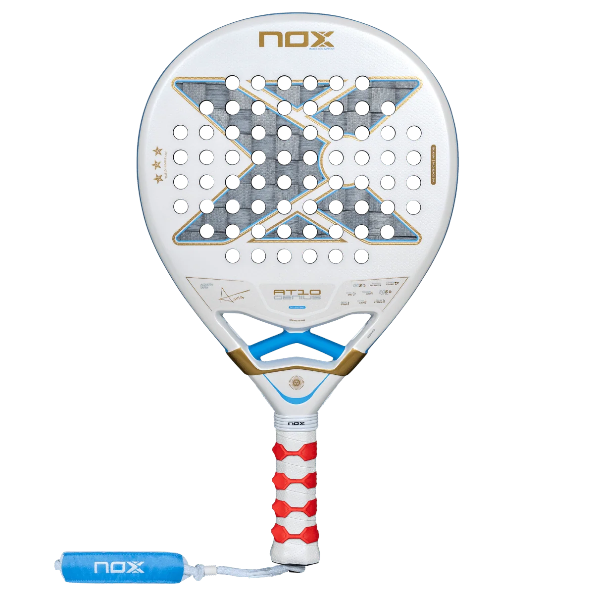 Nox AT10 Genius 18K Alum Buenos Aires Exclusive Edition Padel Racket