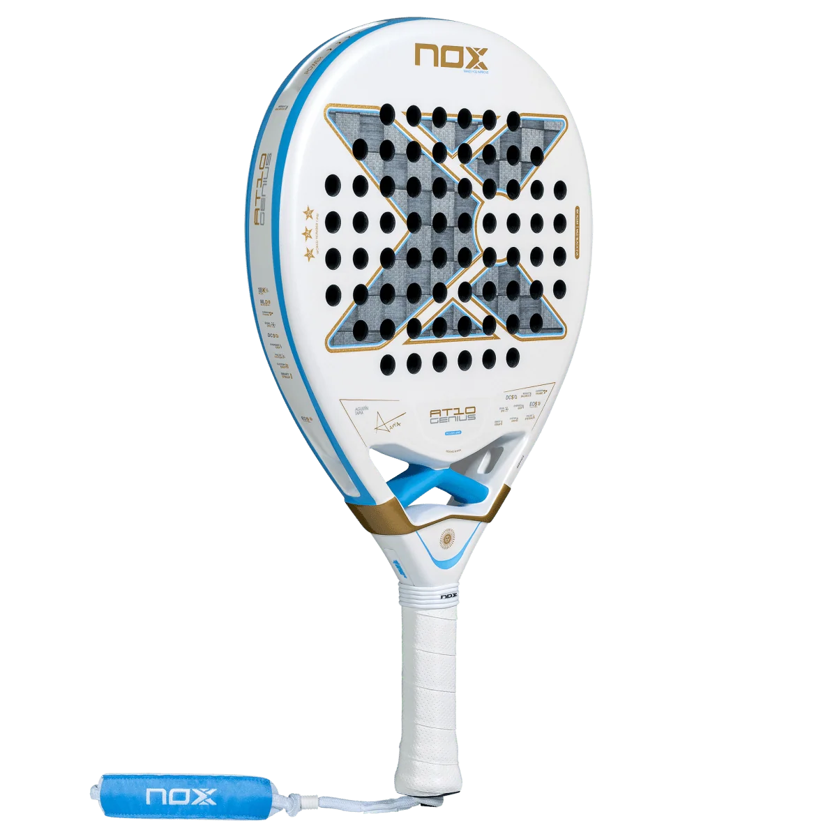 Nox AT10 Genius 18K Alum Buenos Aires Exclusive Edition Padel Racket