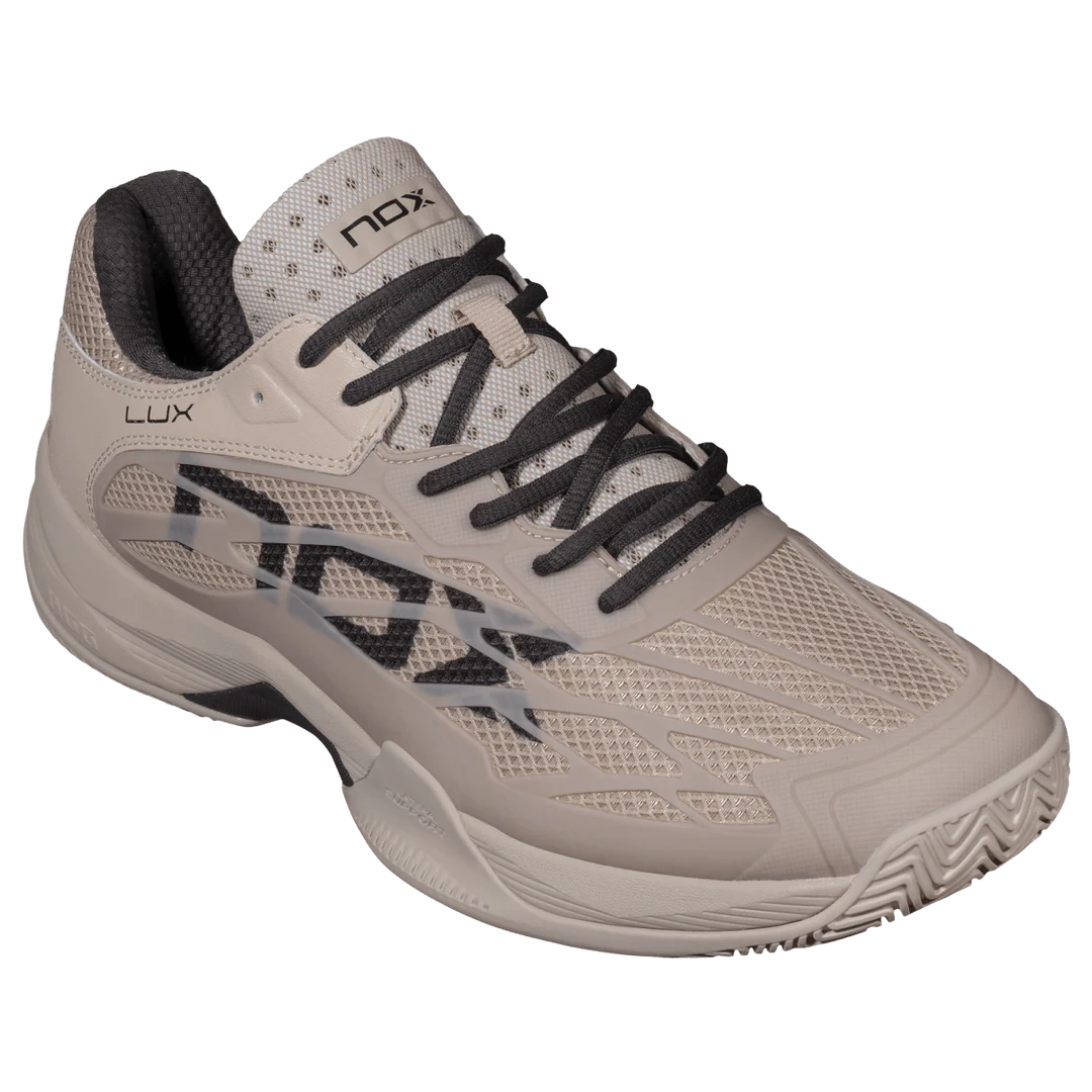 Nox AT10 Lux Men's Padel Shoes - Feather Grey & Black