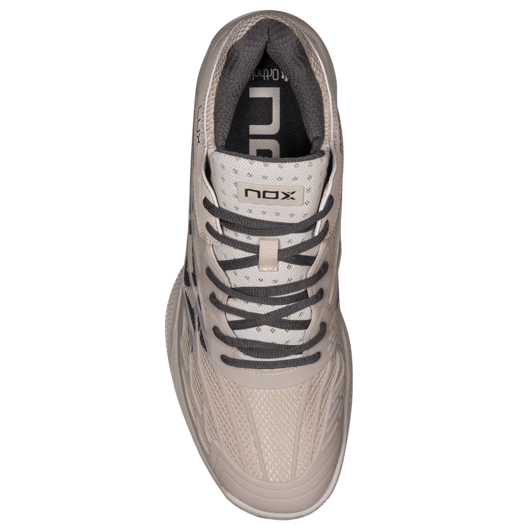 Nox AT10 Lux Men's Padel Shoes - Feather Grey & Black