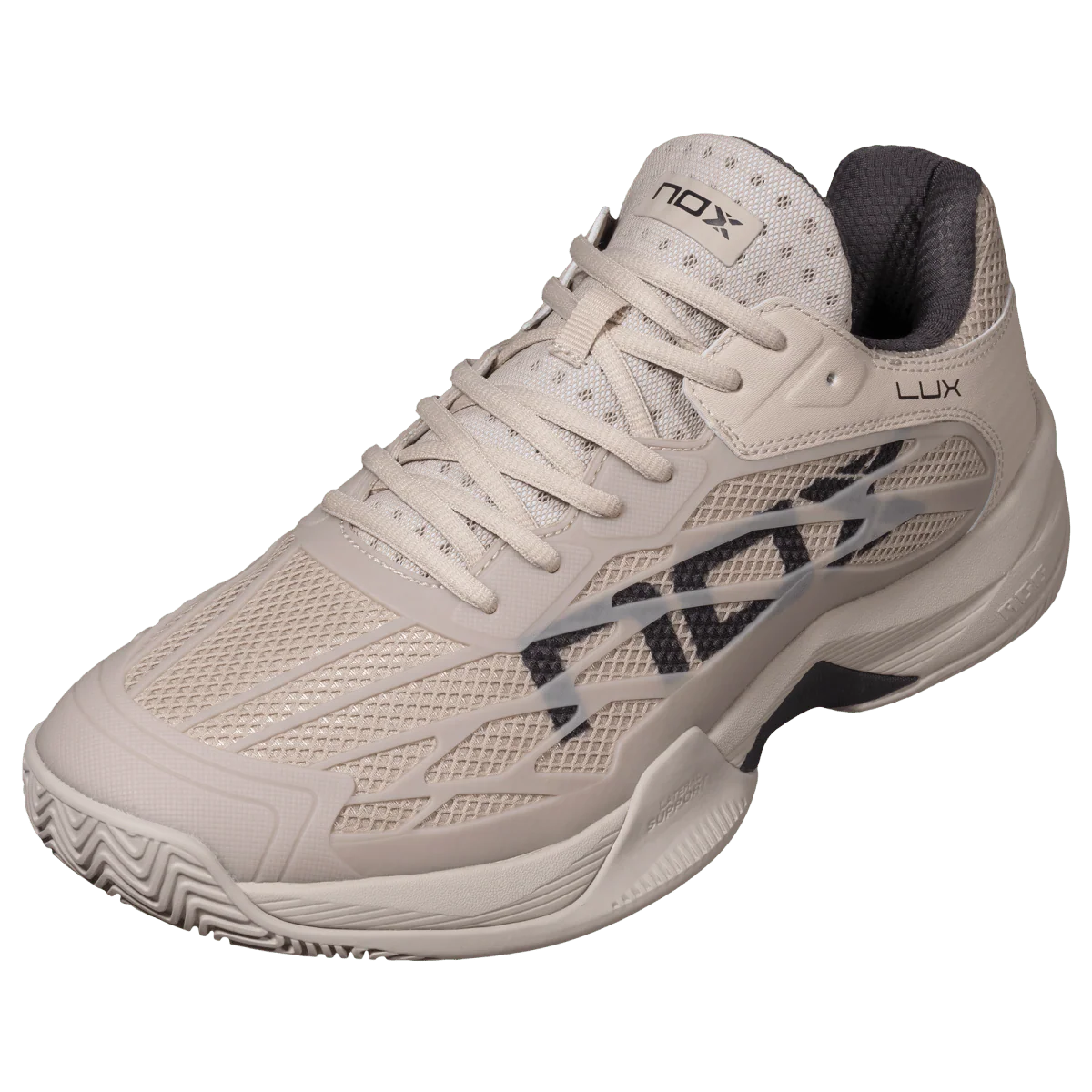 Nox AT10 Lux Men's Padel Shoes - Feather Grey & Black