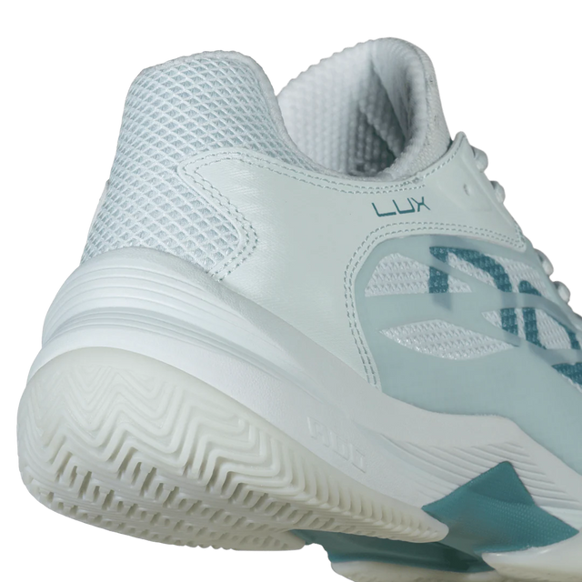 Nox AT10 Lux Women's Padel Shoes - Morning Mist & Turquoise