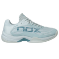 Nox AT10 Lux Women's Padel Shoes - Morning Mist & Turquoise