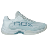 Nox AT10 Lux Women's Padel Shoes - Morning Mist & Turquoise