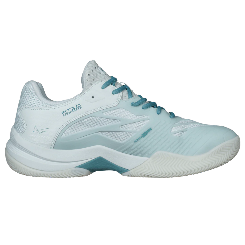 Nox AT10 Lux Women's Padel Shoes - Morning Mist & Turquoise