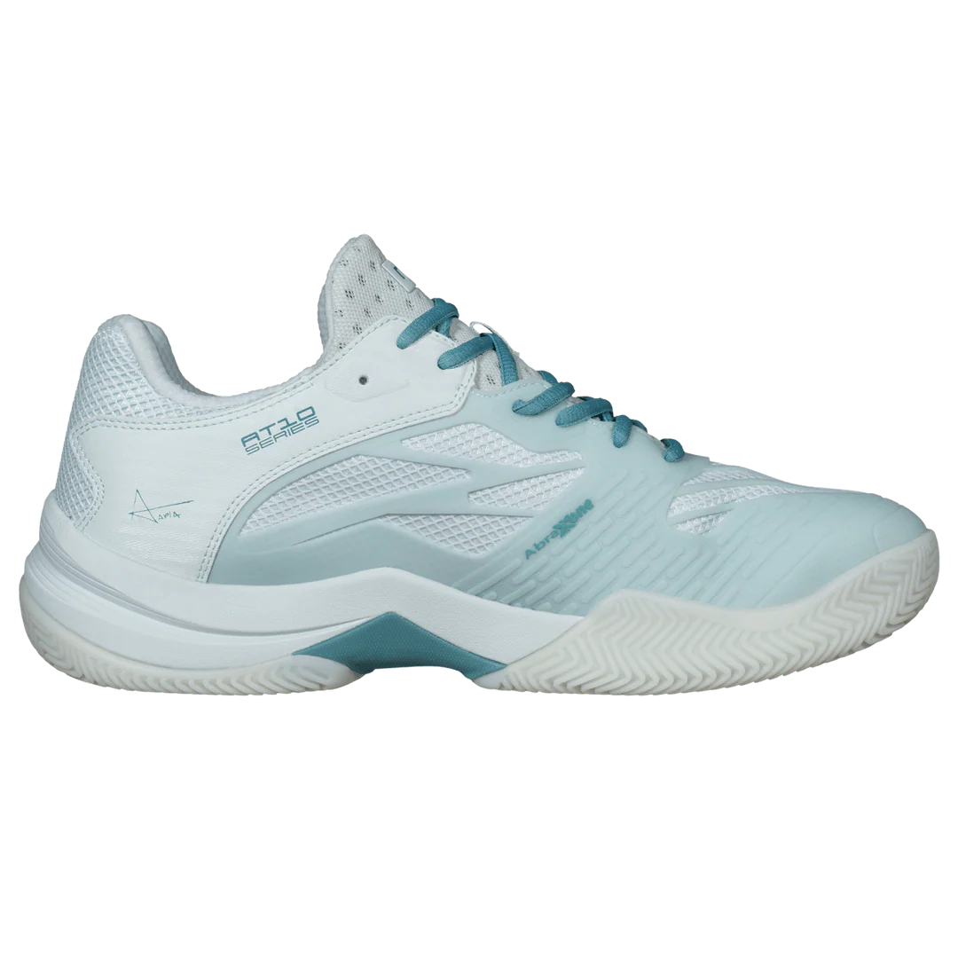 Nox AT10 Lux Women's Padel Shoes - Morning Mist & Turquoise