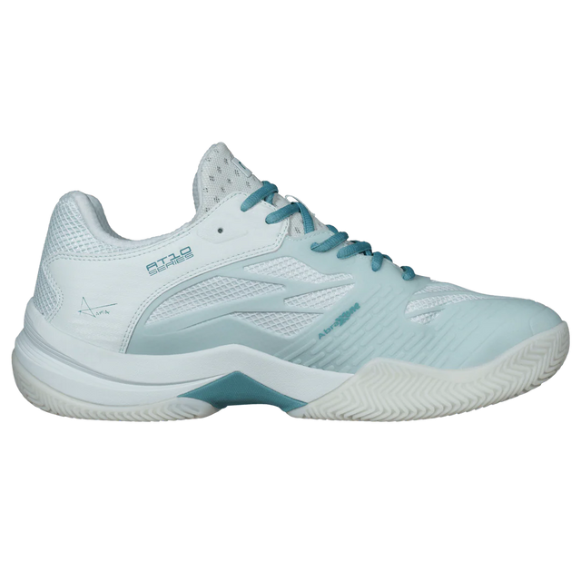 Nox AT10 Lux Women's Padel Shoes - Morning Mist & Turquoise