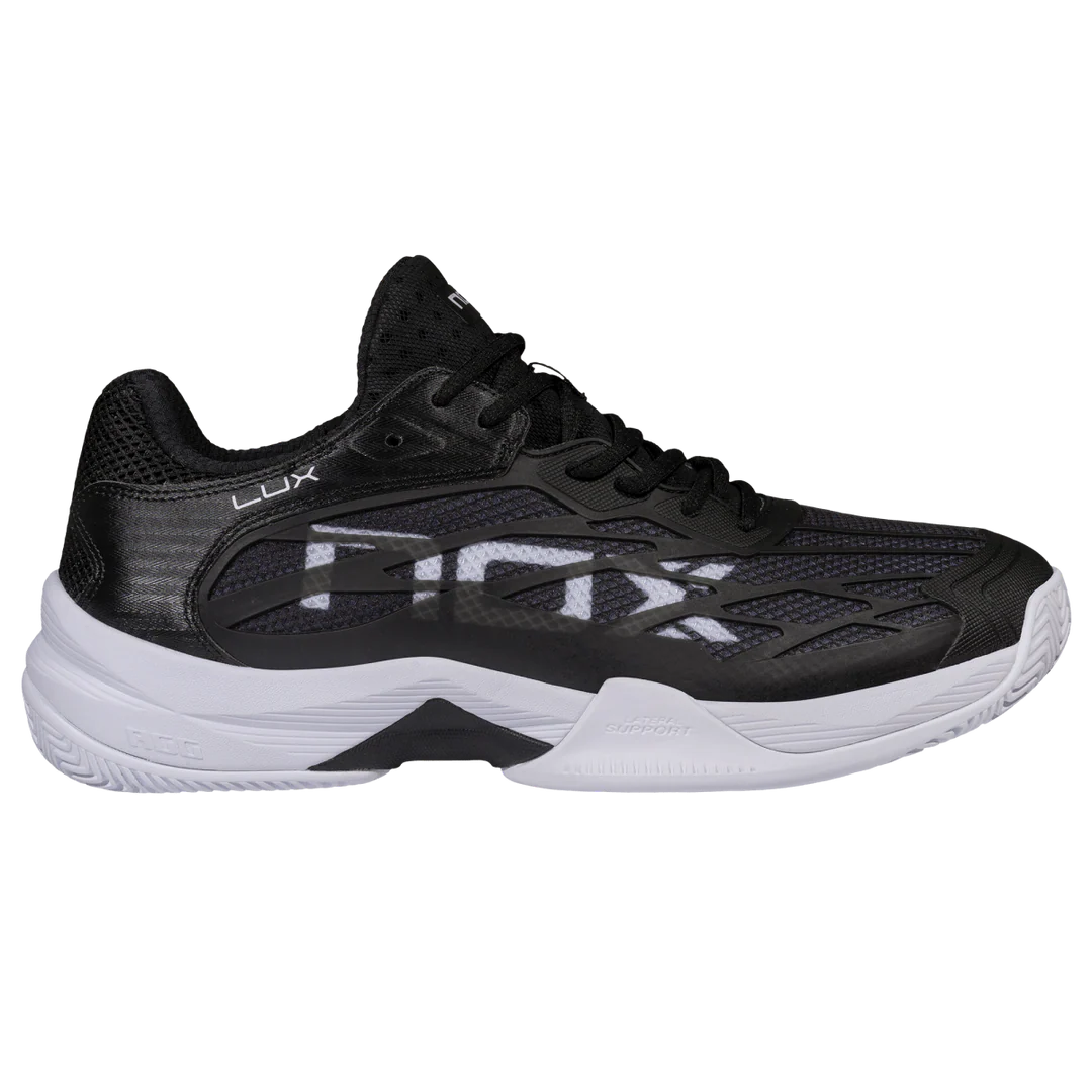 Nox AT10 Lux Men's Padel Shoes - Black & White