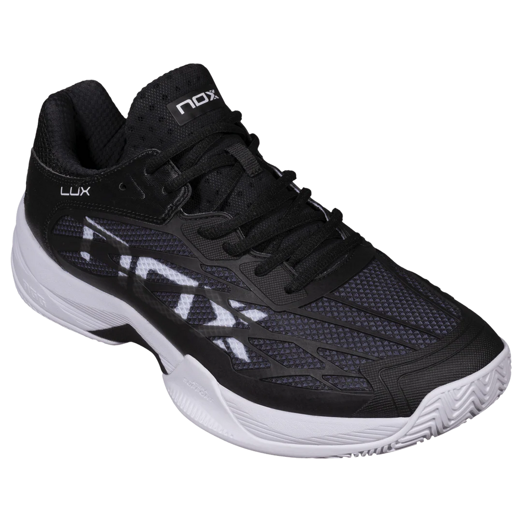 Nox AT10 Lux Men's Padel Shoes - Black & White