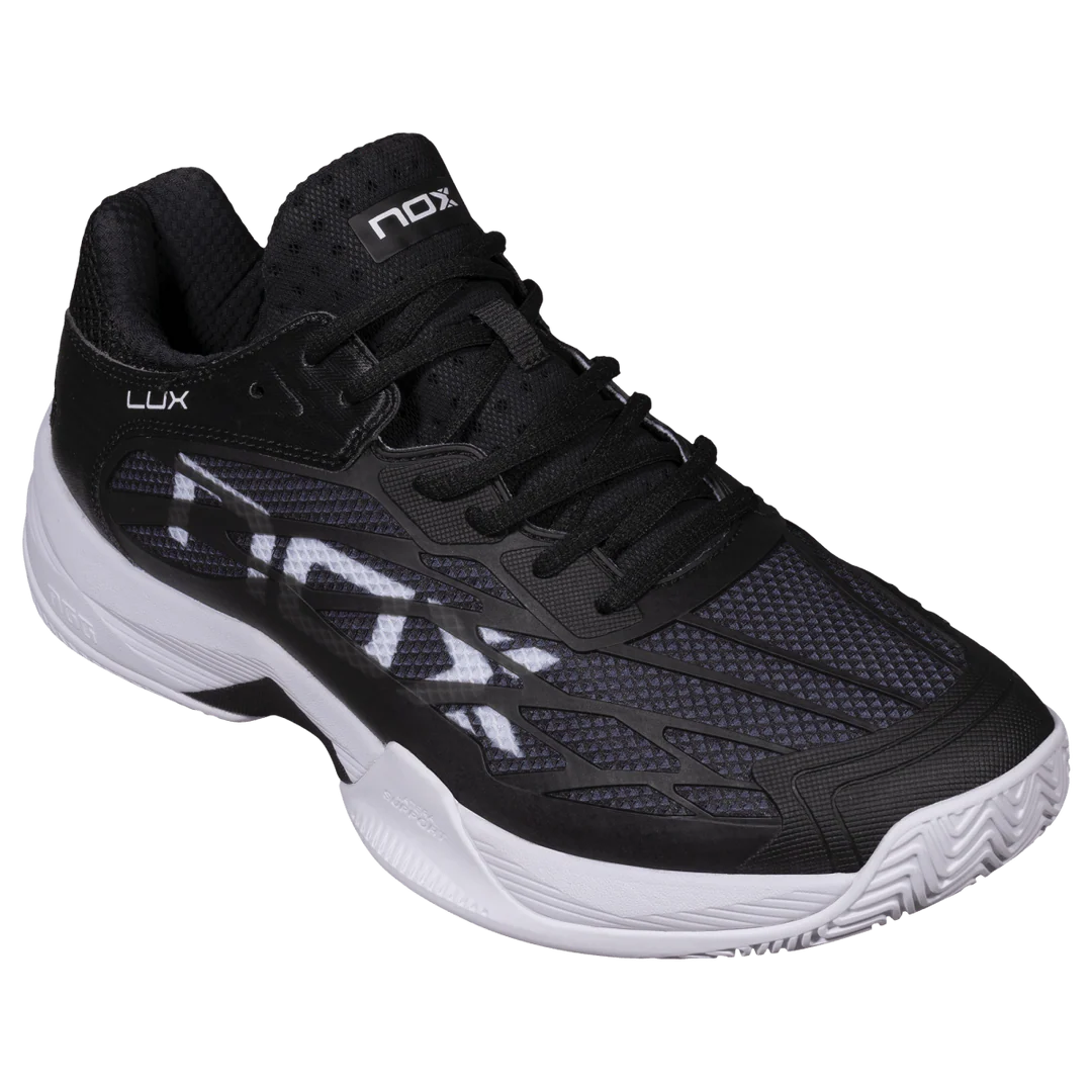 Nox AT10 Lux Men's Padel Shoes - Black & White