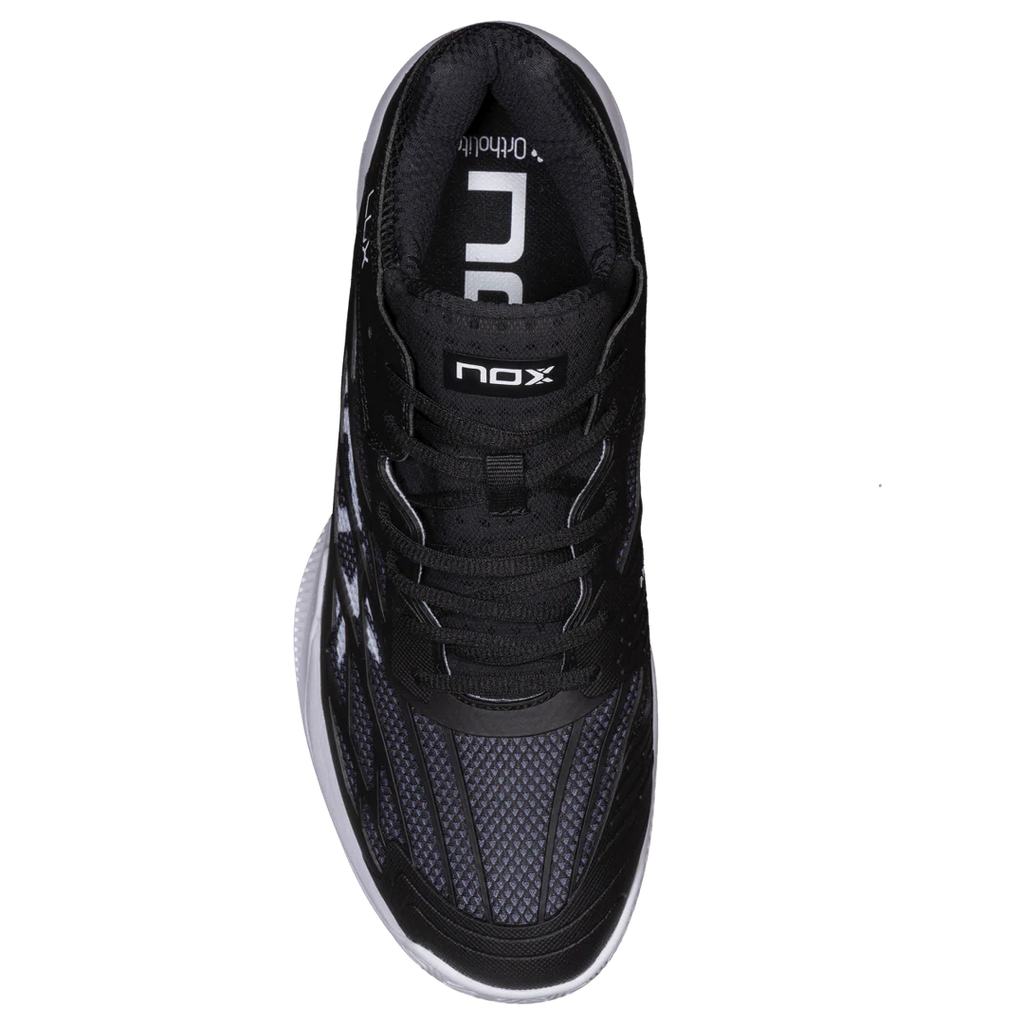 Nox AT10 Lux Men's Padel Shoes - Black & White