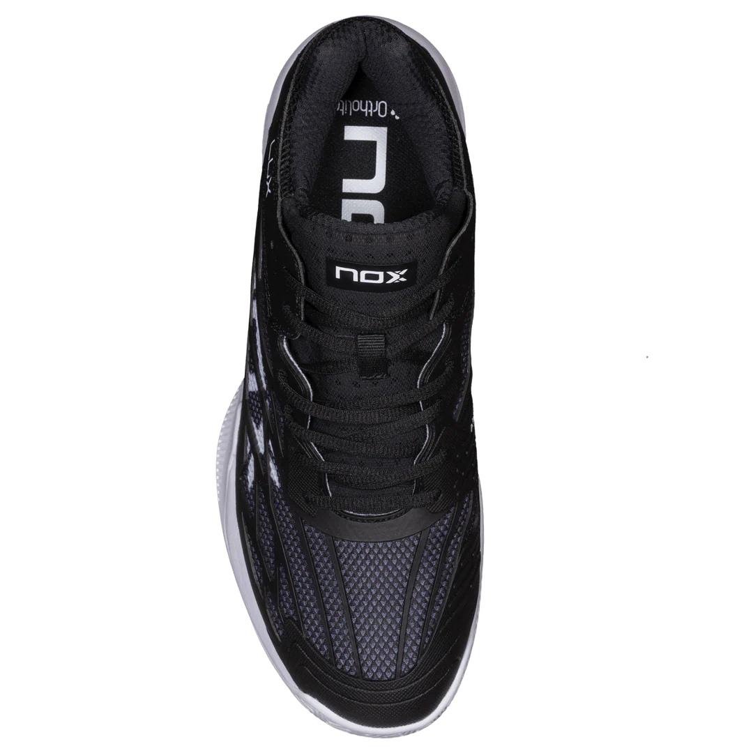 Nox AT10 Lux Men's Padel Shoes - Black & White
