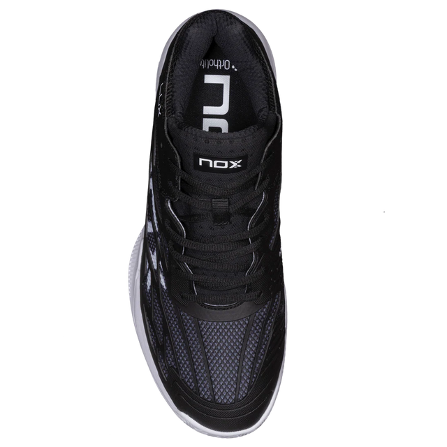Nox AT10 Lux Men's Padel Shoes - Black & White