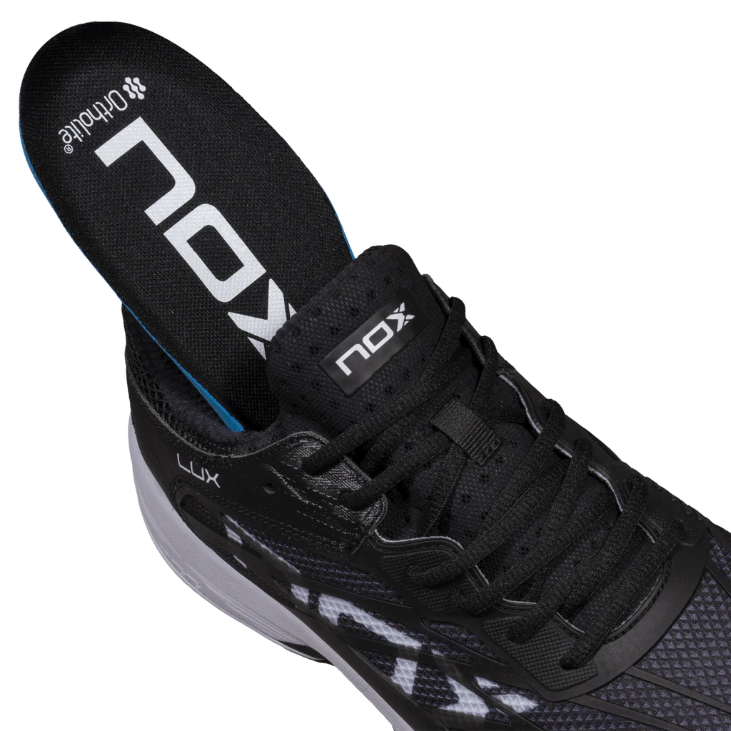 Nox AT10 Lux Men's Padel Shoes - Black & White