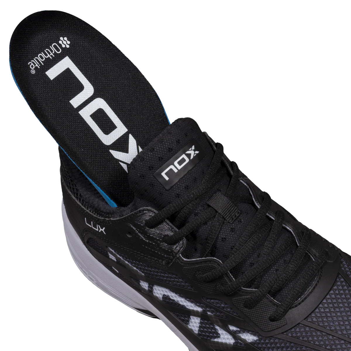Nox AT10 Lux Men's Padel Shoes - Black & White