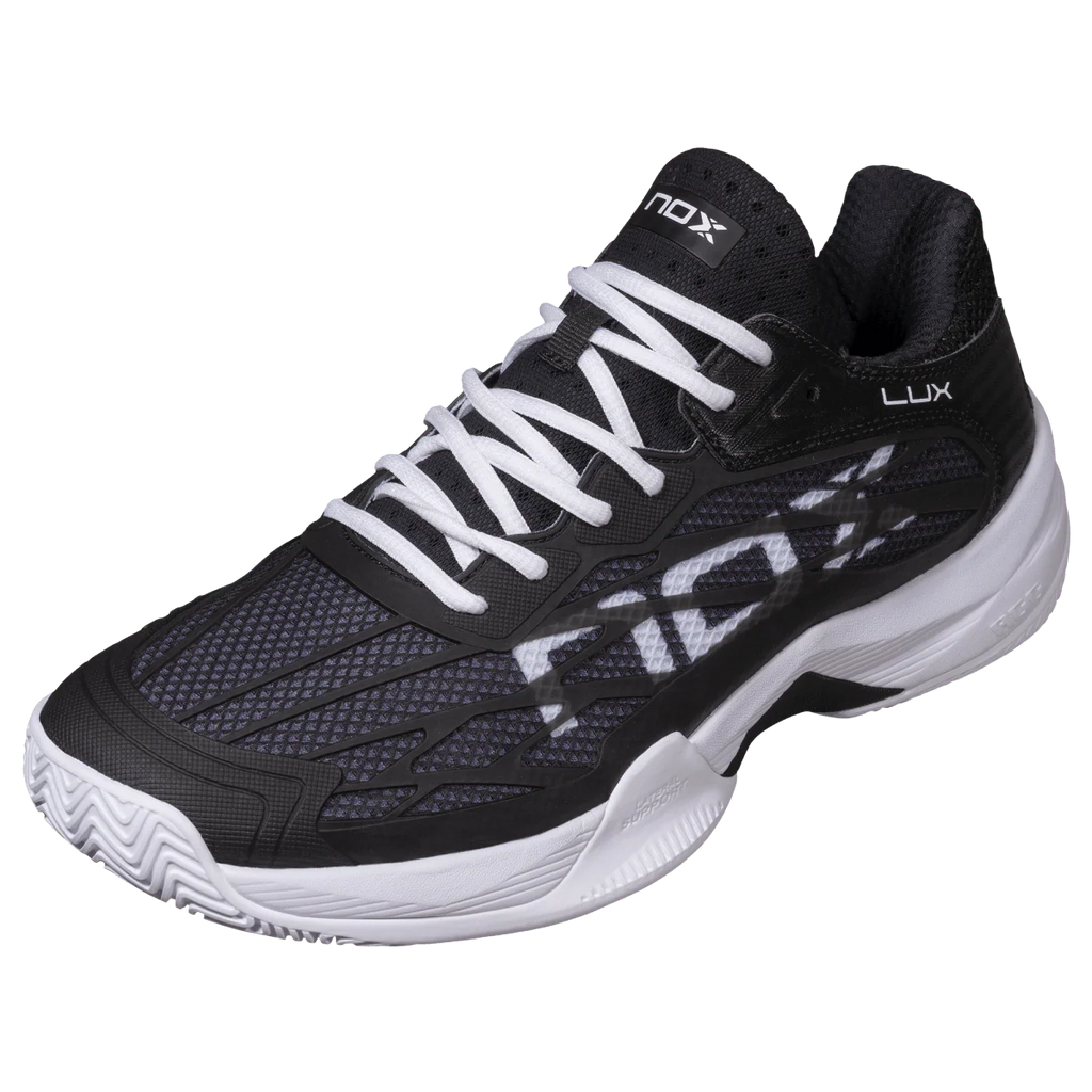 Nox AT10 Lux Men's Padel Shoes - Black & White