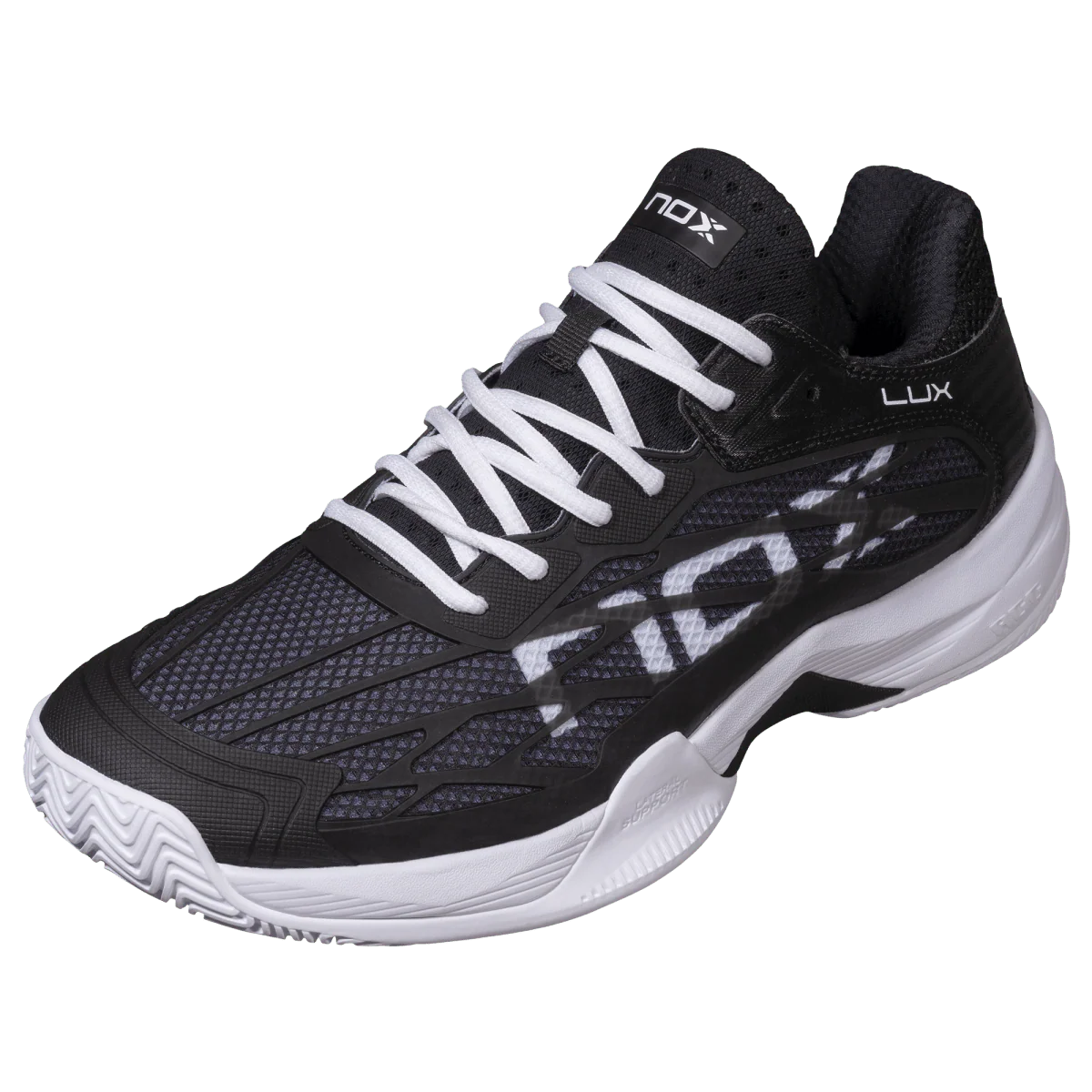 Nox AT10 Lux Men's Padel Shoes - Black & White