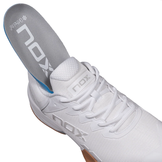 Nox ML10 Hexa Men's Padel Shoes - White & Rubber