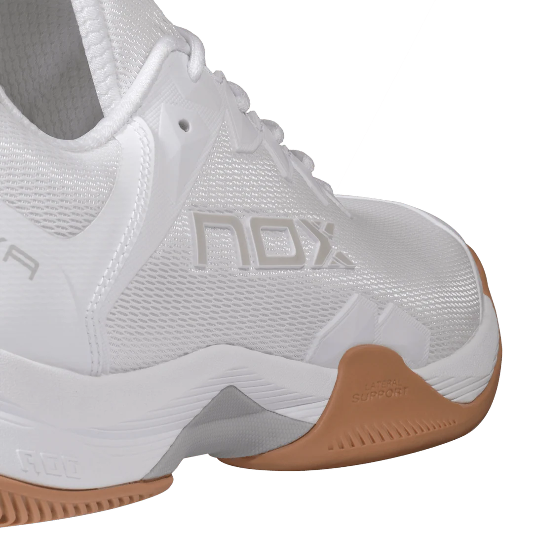 Nox ML10 Hexa Men's Padel Shoes - White & Rubber