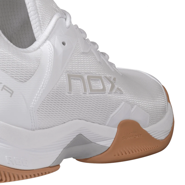 Nox ML10 Hexa Men's Padel Shoes - White & Rubber
