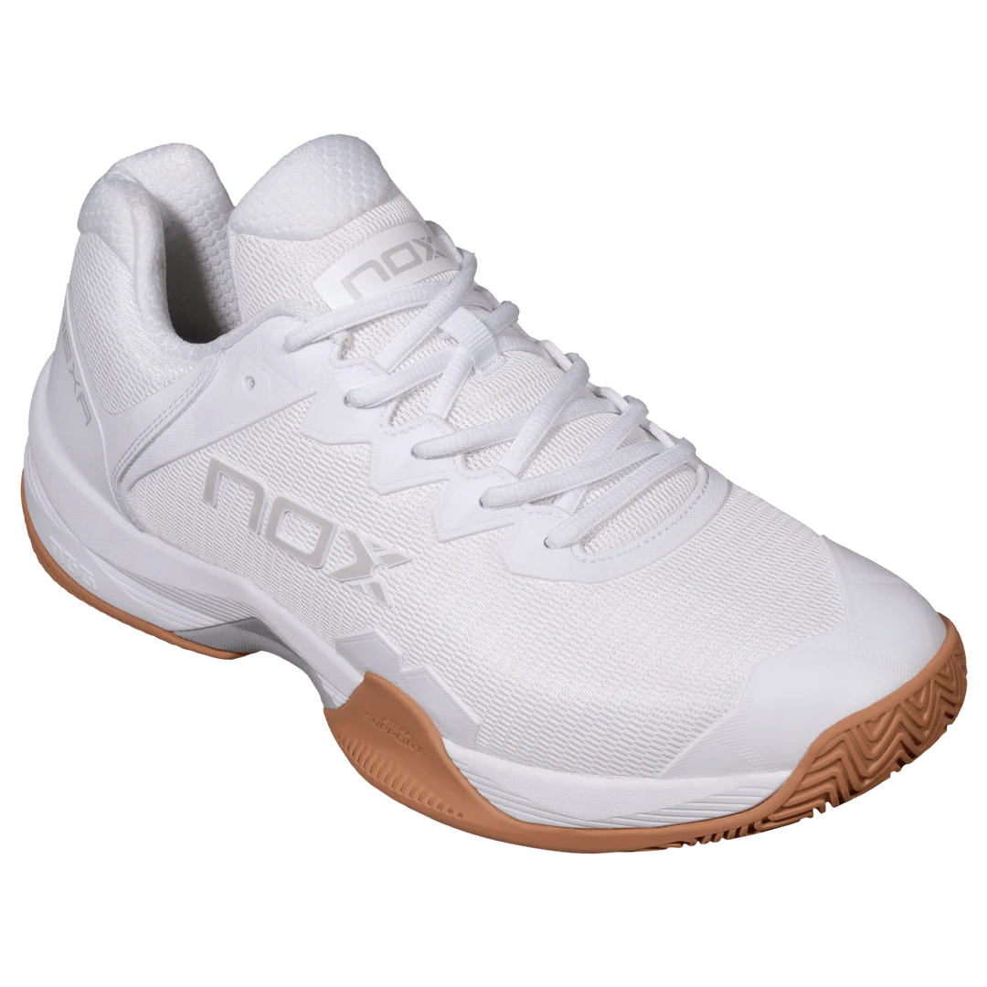 Nox ML10 Hexa Men's Padel Shoes - White & Rubber