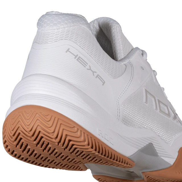 Nox ML10 Hexa Men's Padel Shoes - White & Rubber