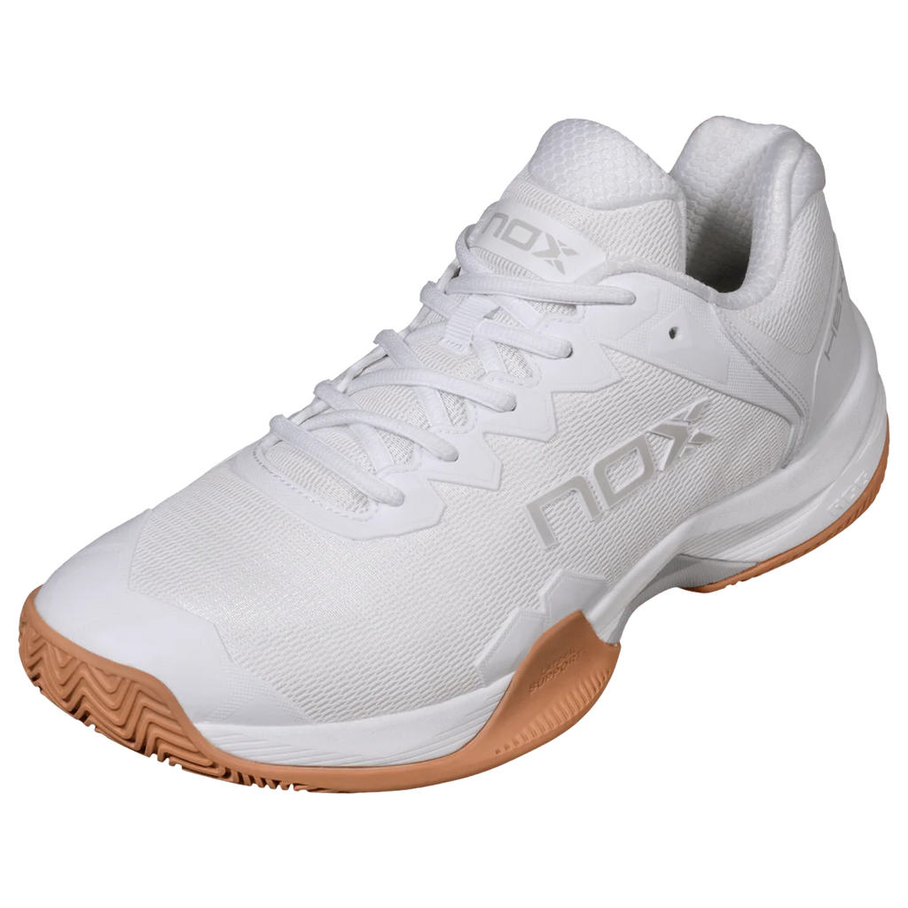 Nox ML10 Hexa Men's Padel Shoes - White & Rubber