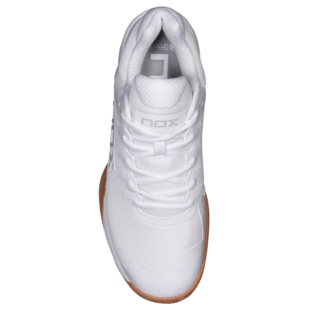 Nox ML10 Hexa Men's Padel Shoes - White & Rubber