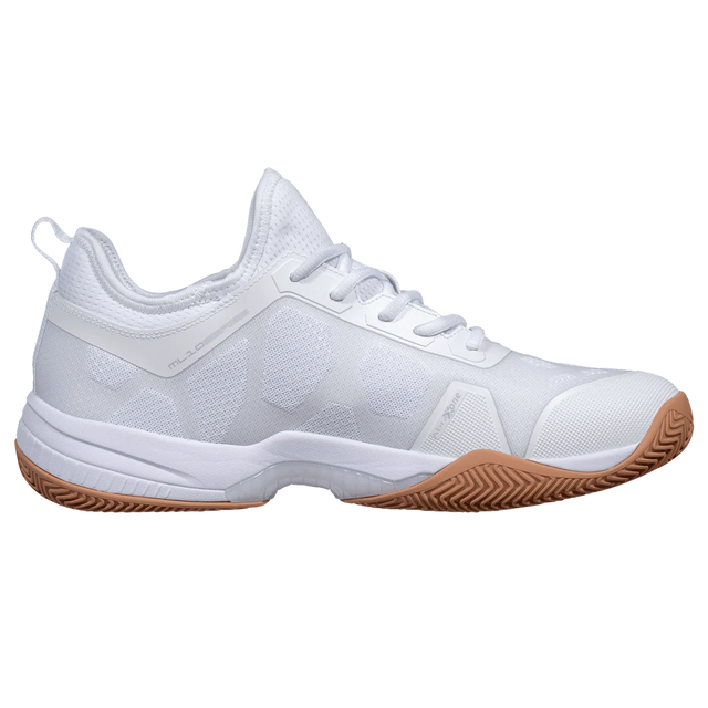 Nox Nerbo Men's Padel Shoes - White & Gum Rubber