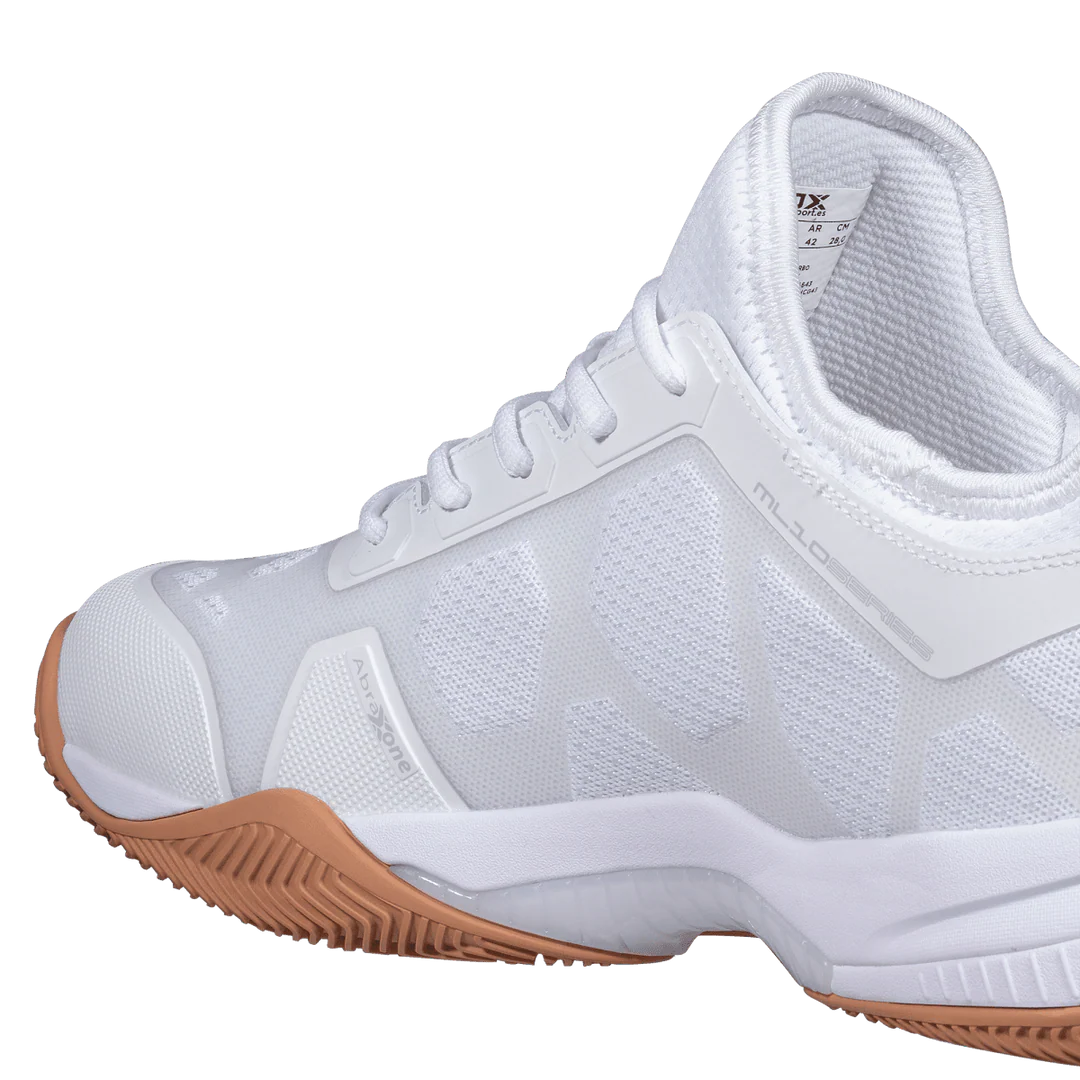Nox Nerbo Men's Padel Shoes - White & Gum Rubber
